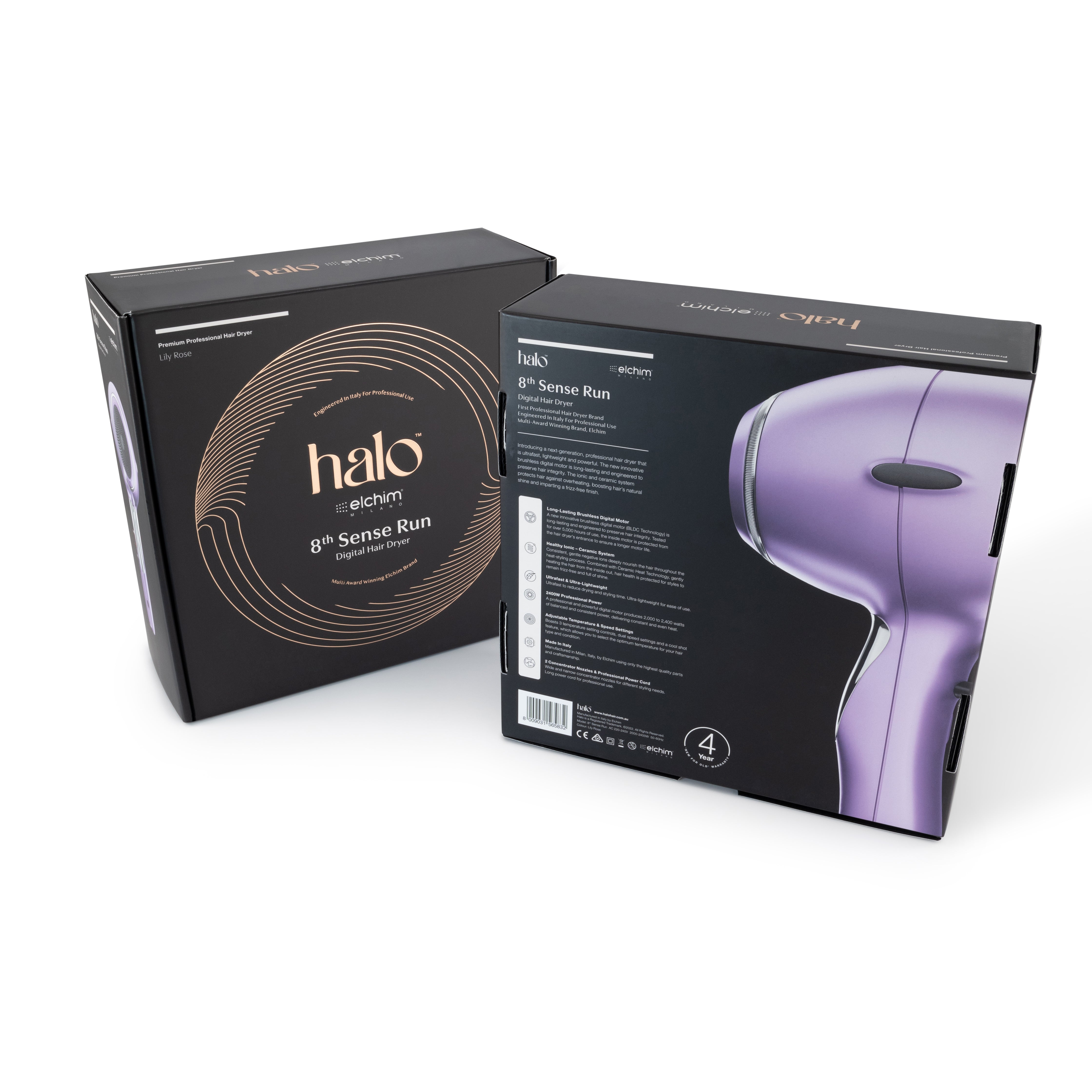 Picture of by Elchim 8th Sense Run Digital Hair Dryer - Lily Rose