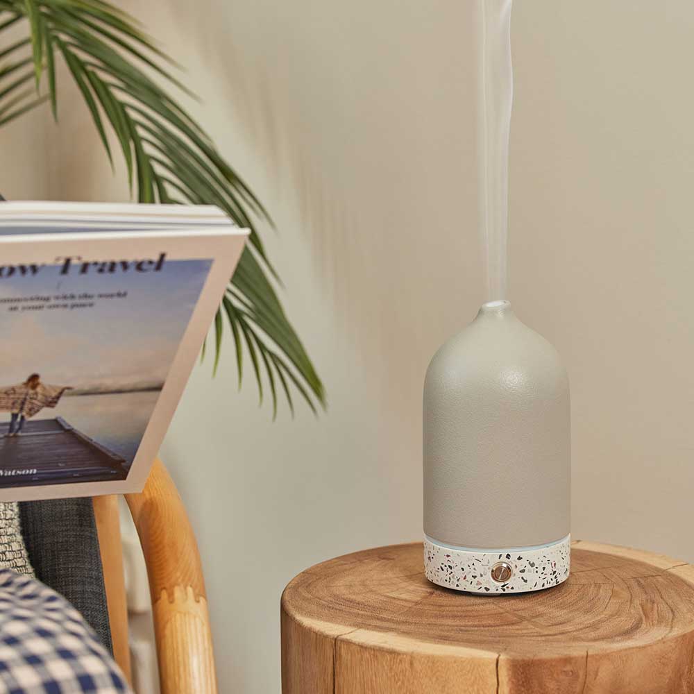 Picture of Pure Aroma Diffuser Ceramic & Terrazzo - Grey