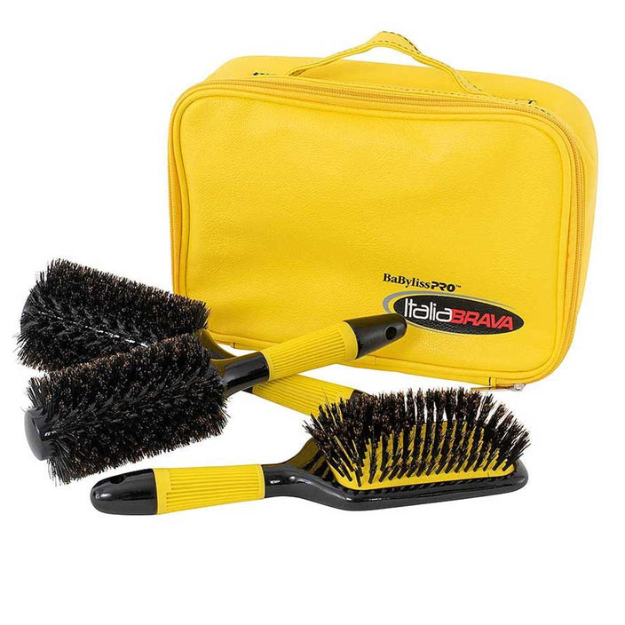 Italia Brava Brush Kit Yellow - 3pc