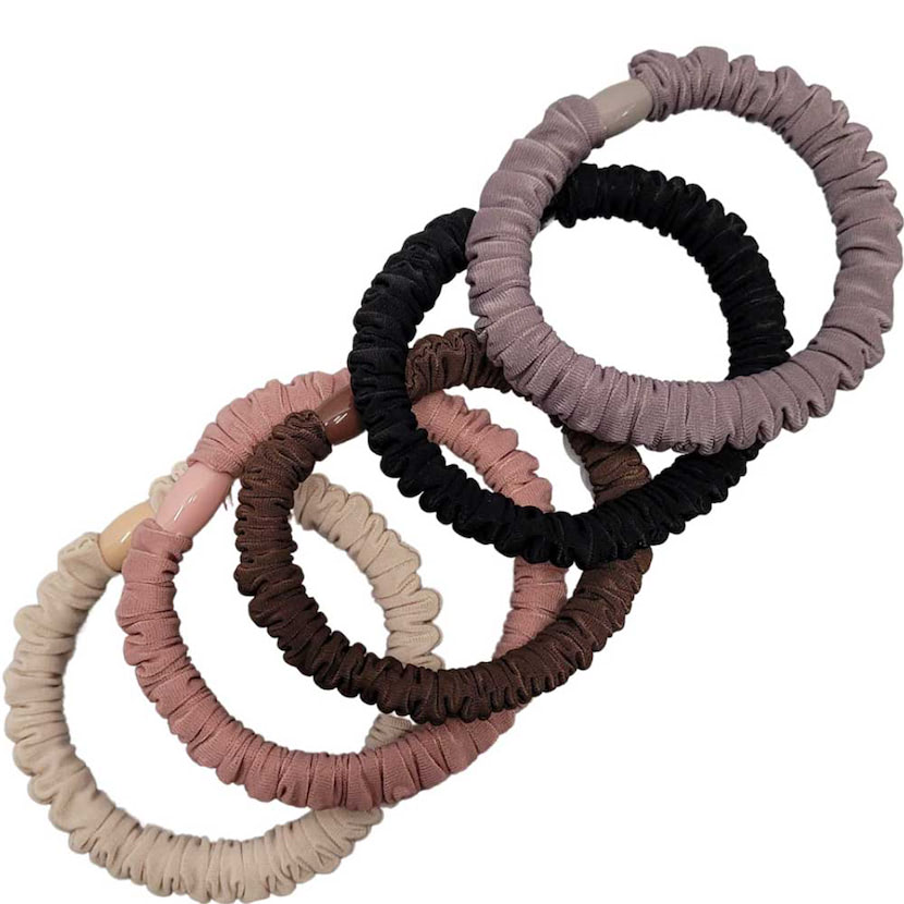 Picture of Slim Scrunchie in Cylinder - Neutral 5pc