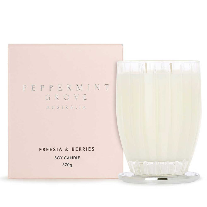 Freesia & Berries - Large Soy Candle 370g