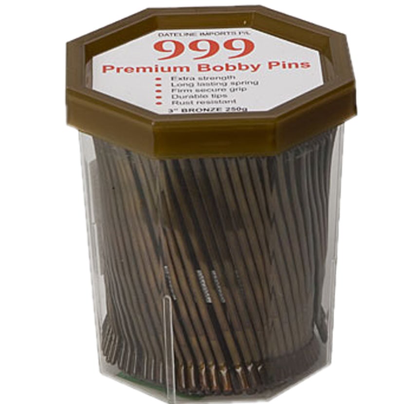 Picture of Bobby Pins 250g Tub 3" Bronze