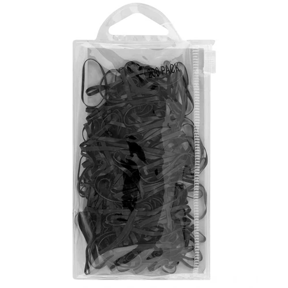 Picture of NonStick Elastics Lge - 200 Pack Black