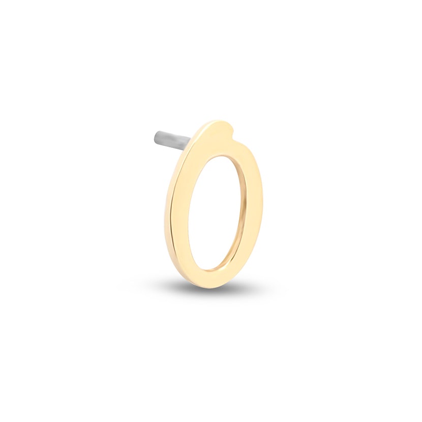 Picture of 14Kt Gold Ring Earring - 8mm Labret