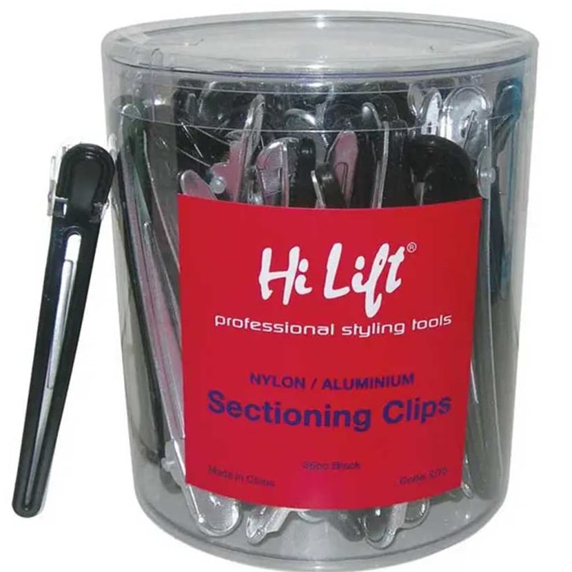 Picture of Nylon Aluminium Sectioning Clip Tub 36Pc Black