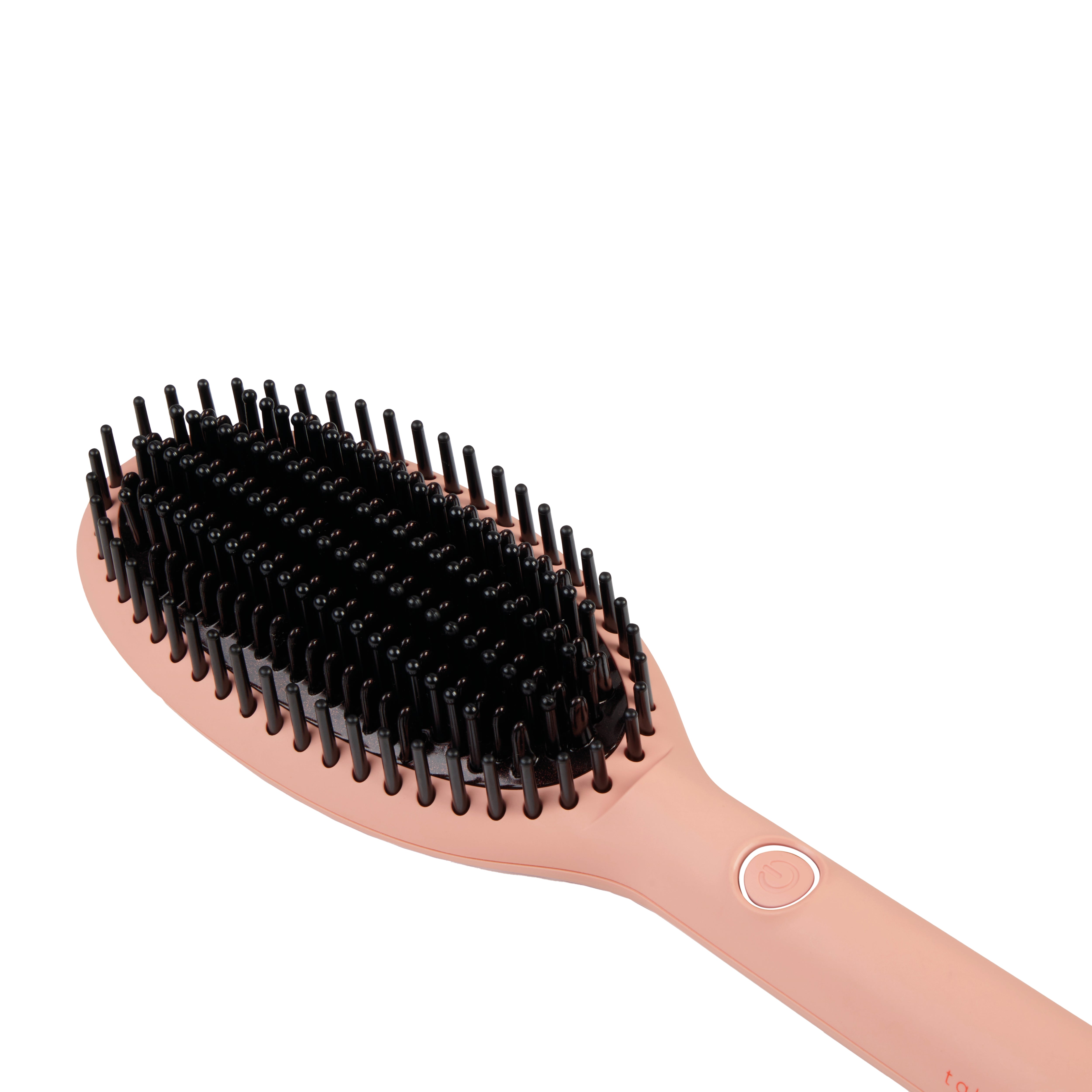 Glide Hair Straightener Brush Limited Edition In Pink Peach