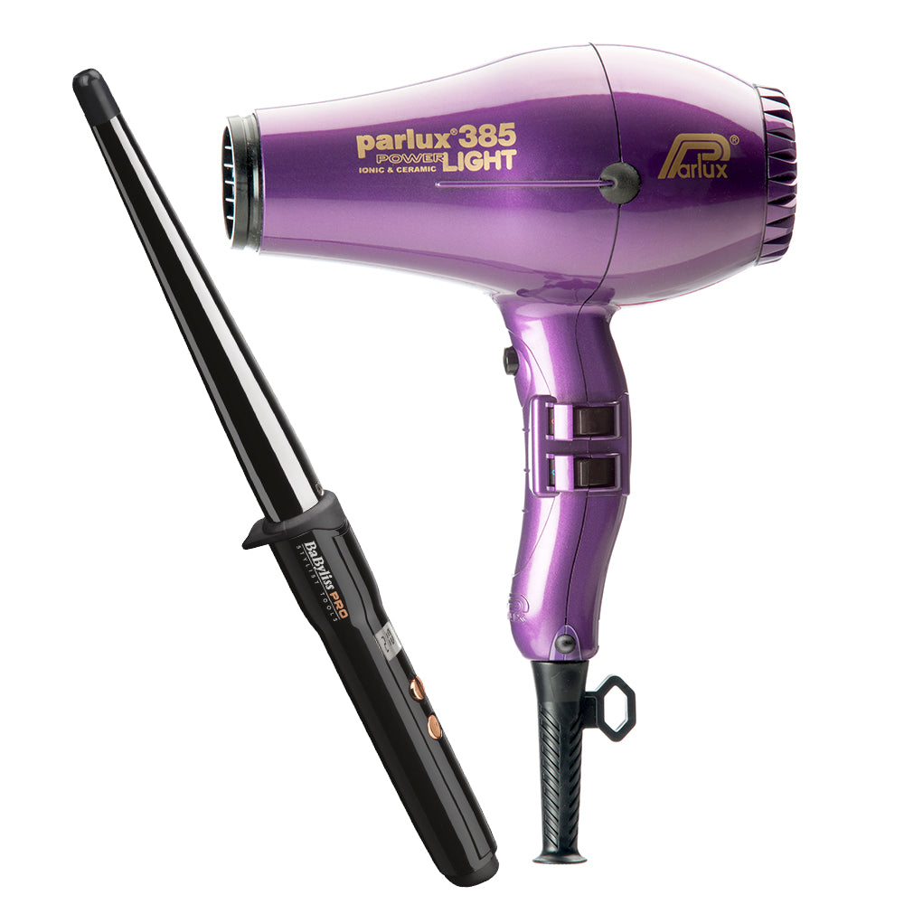 Picture of 385 Dryer Violet with Free Ceramic Conical Curler 25mm-13mm