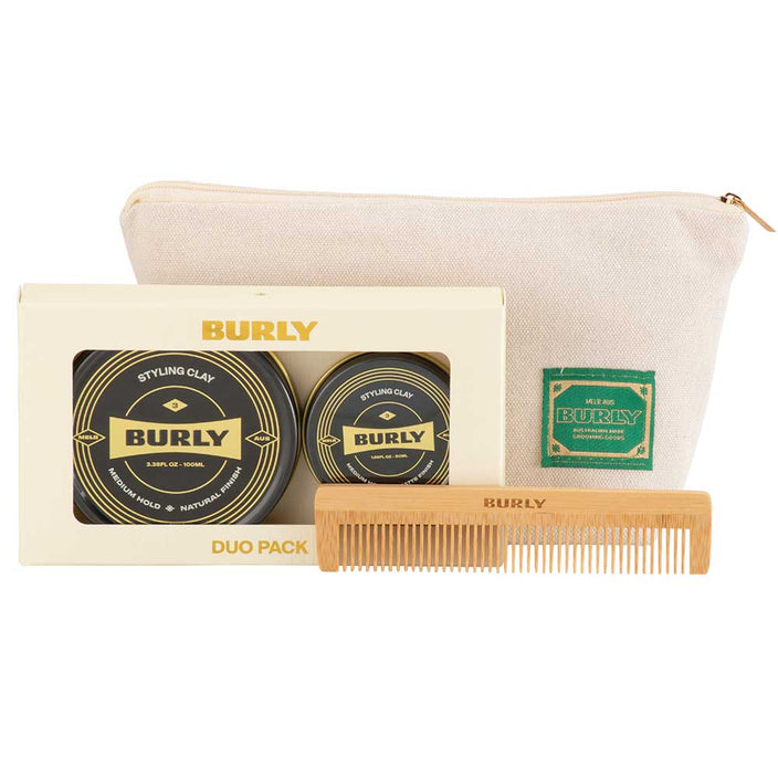 Styling Clay Duo + Toiletry Bag & Comb