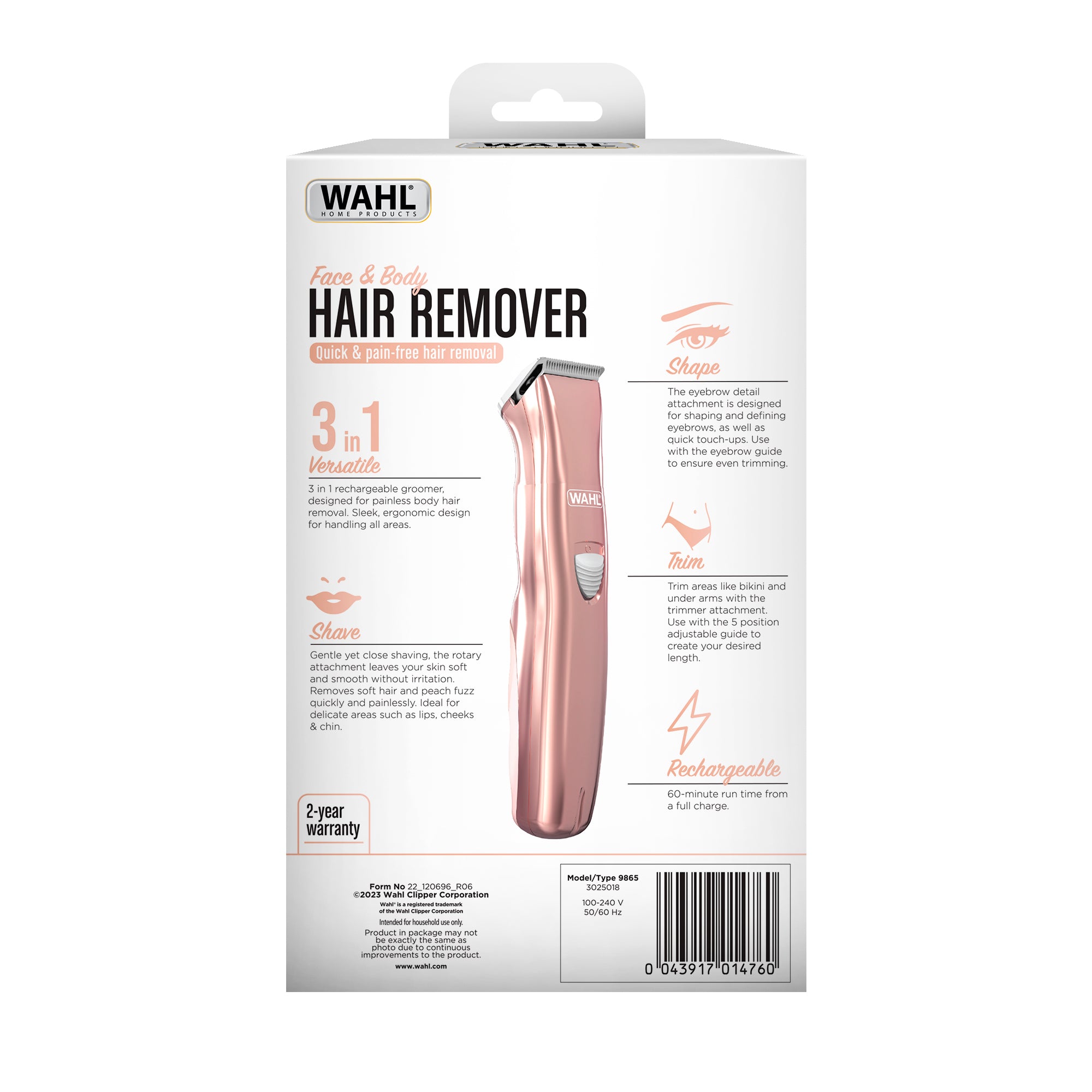 Picture of Rechargeable Face & Body Hair Remover