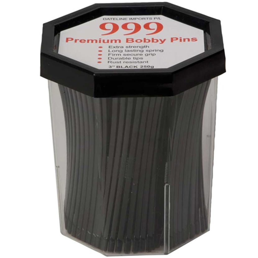 Picture of Bobby Pins 250g Tub 3 Inch Black