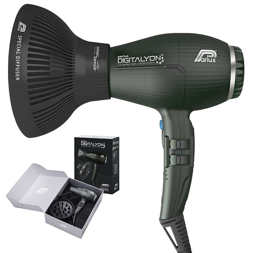 Parlux Digitalyon Dryer - Anthracite with Diffuser Pack - Shop at Hairhouse