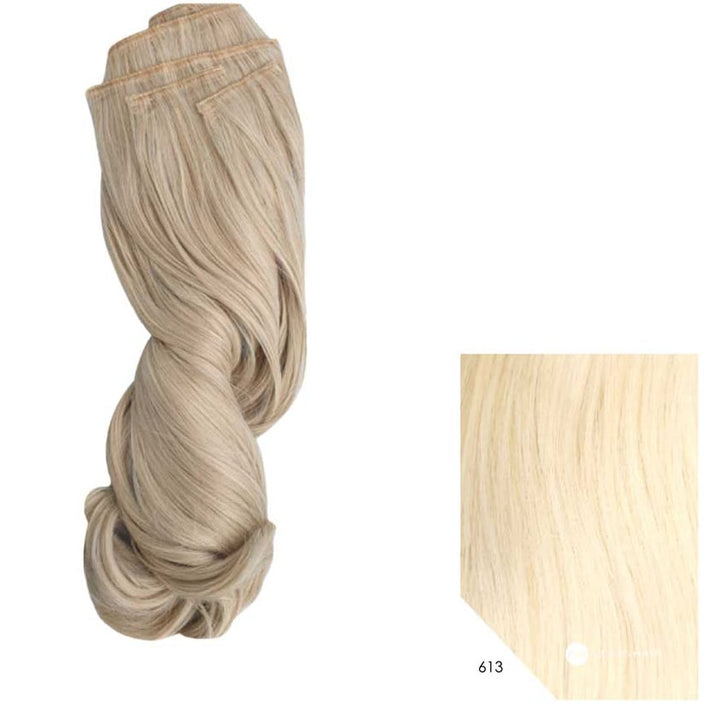 22" Synthetic 5pc Clip In - #613 Light Blonde