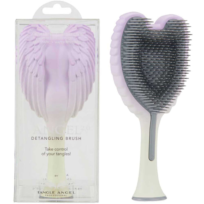 2.0 Matt Satin Hairbrush Lilac/Ivory