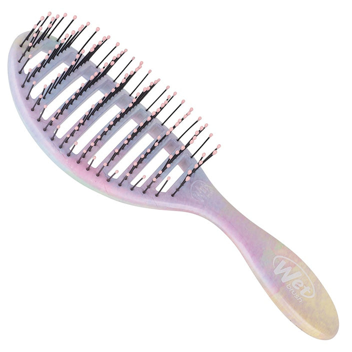 Dry & Wet Brush - Detangles Hair, Mini/White