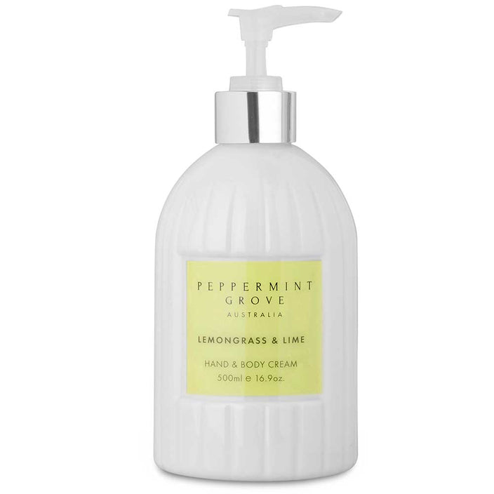 Lemongrass & Lime - Hand & Body Cream 500ml