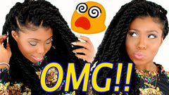 havana marley twists crochet braids no conrow hairstyle tutorial