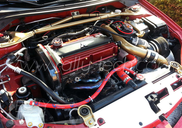 Engine Bay Dress Up Bolt Kit Lancer Evo 4 5 6 7 8 9 Silver Rallytech