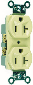 通过&西摩商业规范等级插座,电线,20,125 V、象牙(125 V、象牙)