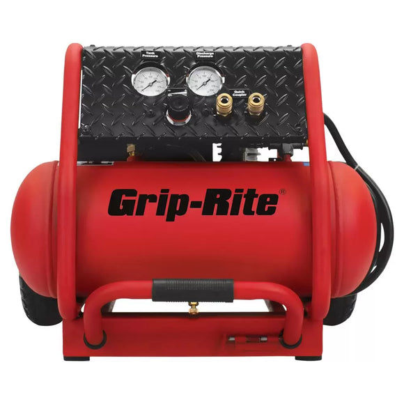 Grip-Rite 2马力4加仑150 psi电动空气压缩机