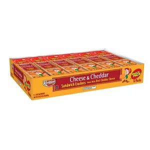 还有Keebler Cheese-Cheddar饼干、零食包,1.8盎司。