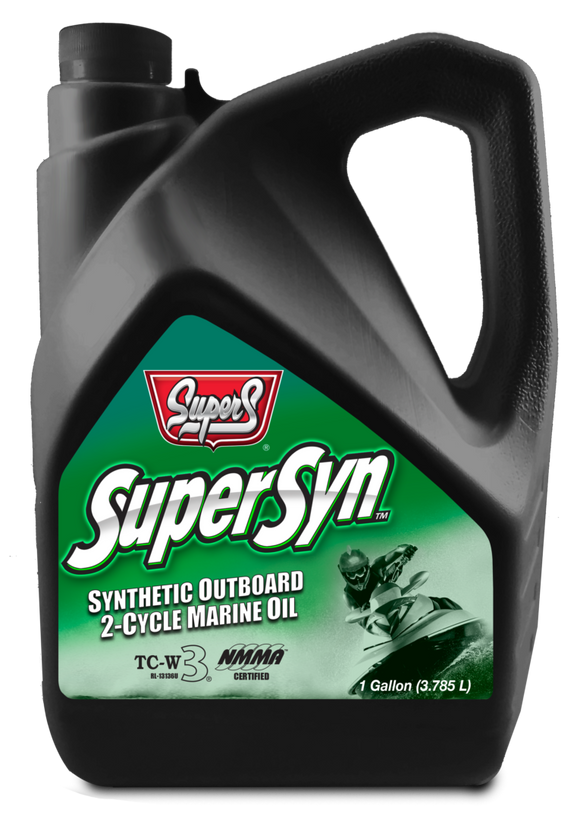 Smittys供应超级S Supersyn合成Tc-W3 2循环舷外油1加仑
