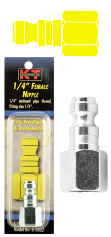 K-T工业truu - flate®1/4“母Npt 1/4”乳头