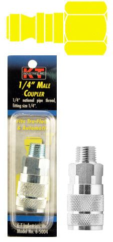 K-T Industries truu - flate®1/4“公Npt 1/4”耦合器