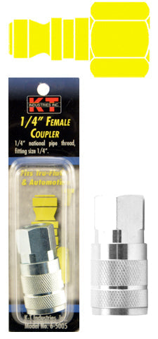 K-T Industries truu - flate®1/4“F Npt 1/4”耦合器