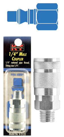 k - t大灭绝行业Aro®1/4“男性Npt 1/4 