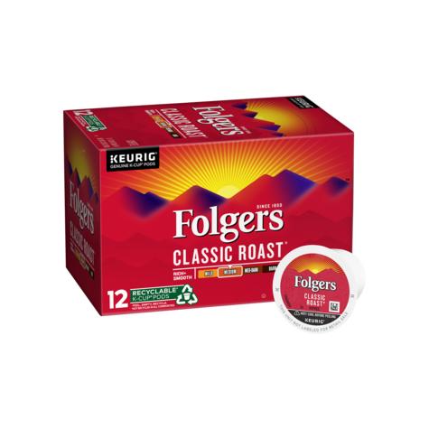 Folgers经典烘焙®咖啡K-CUP®豆荚