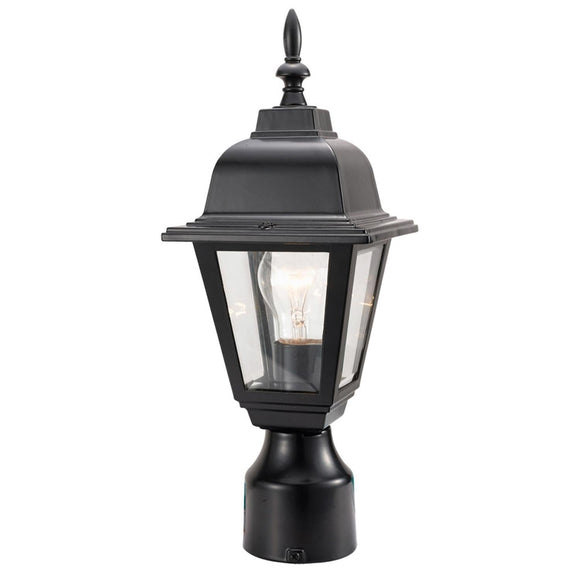 设计屋枫街户外压铸灯具在黑色16英寸乘6英寸