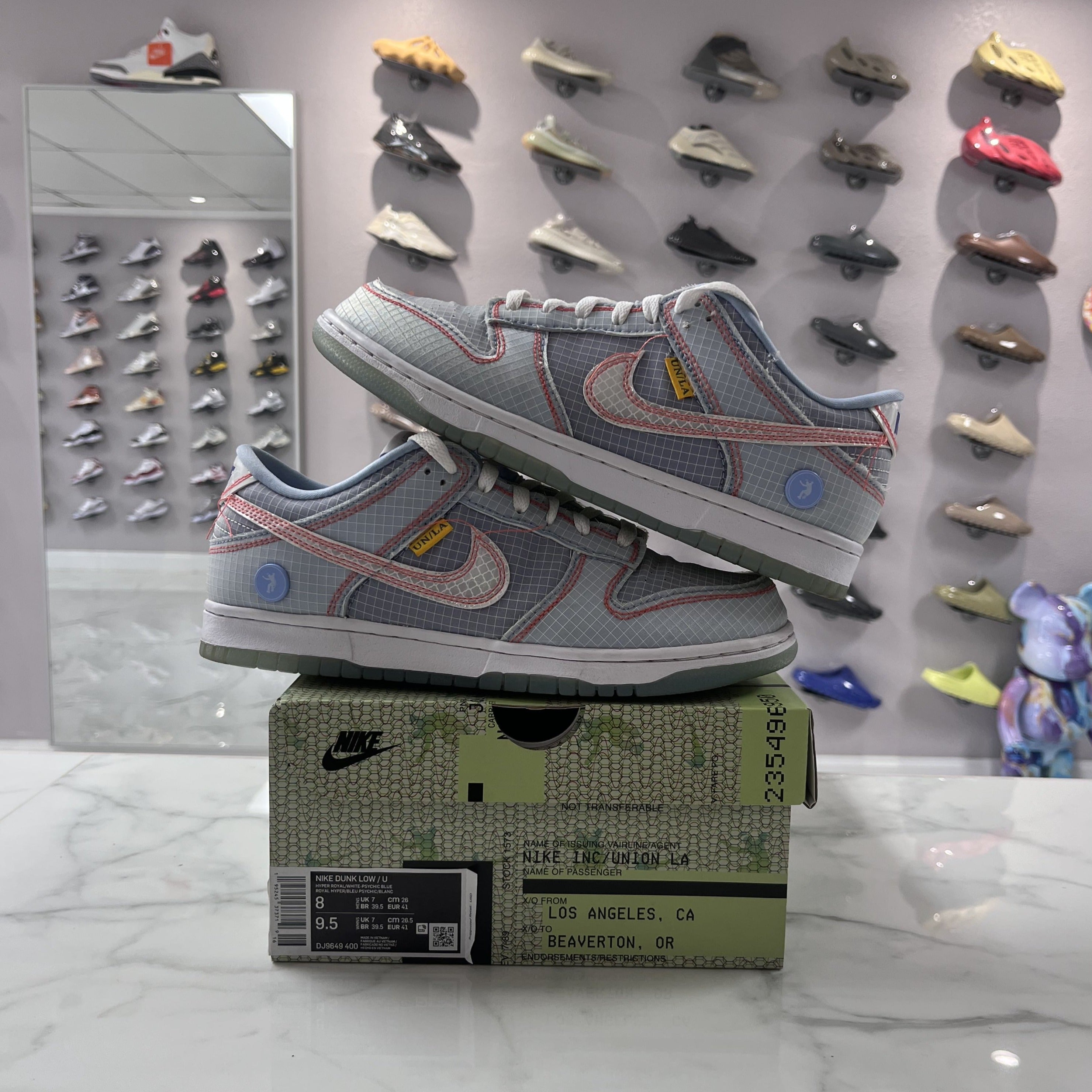 Nike Dunk Low Union Passport Pack Argon (PREOWNED)