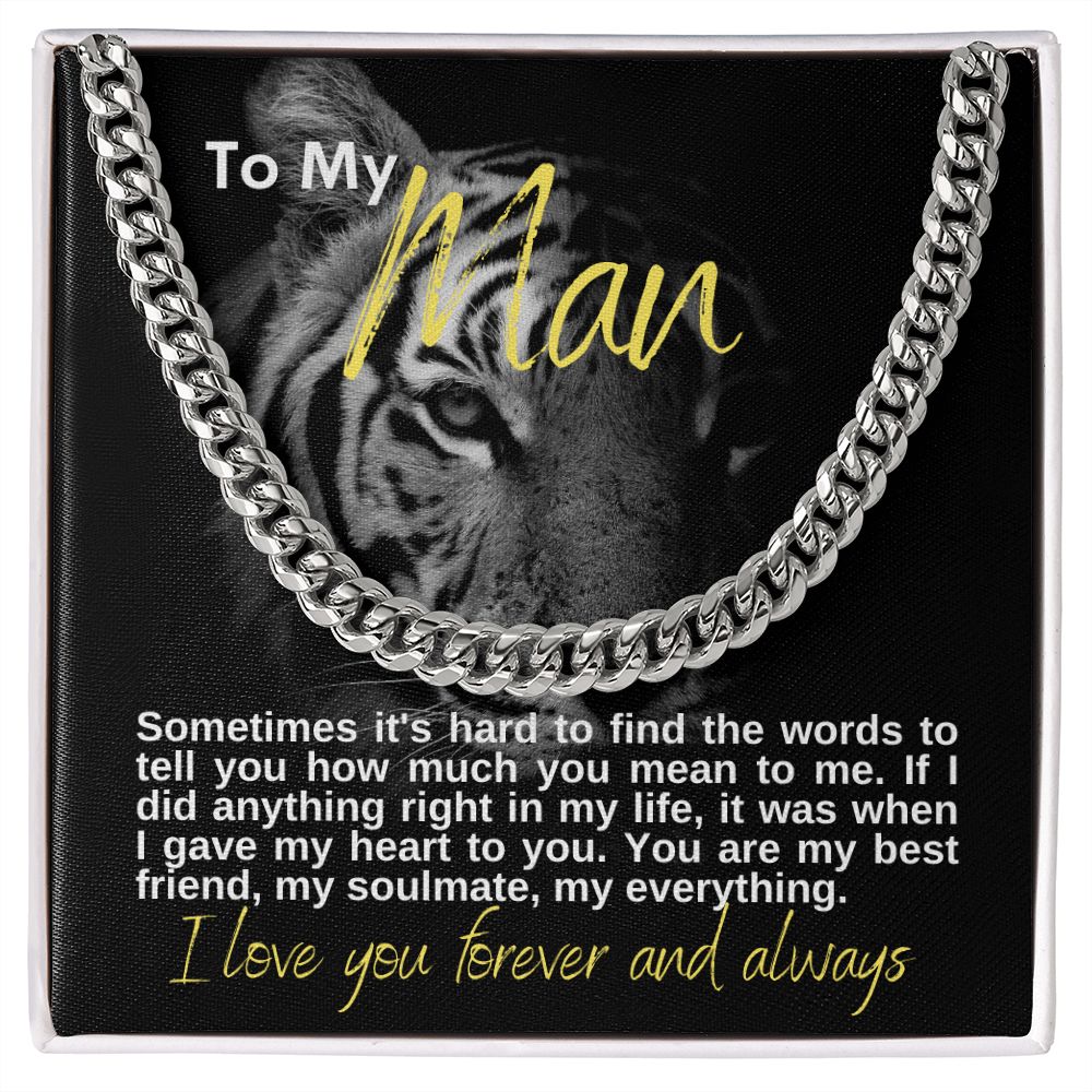 Man- Cuban Link Chain