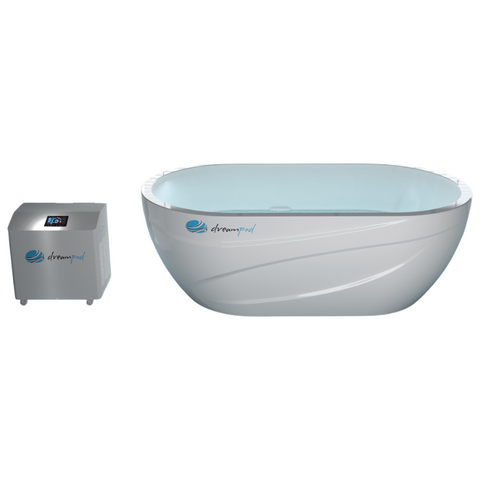 Dreampod ice bath and chiller in white