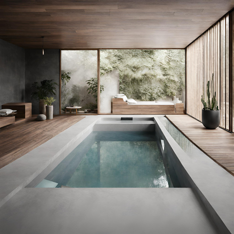 Cold Plunge Pool inside the house