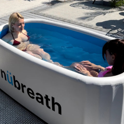 NuBreath Tub and Chiller with 2 Women