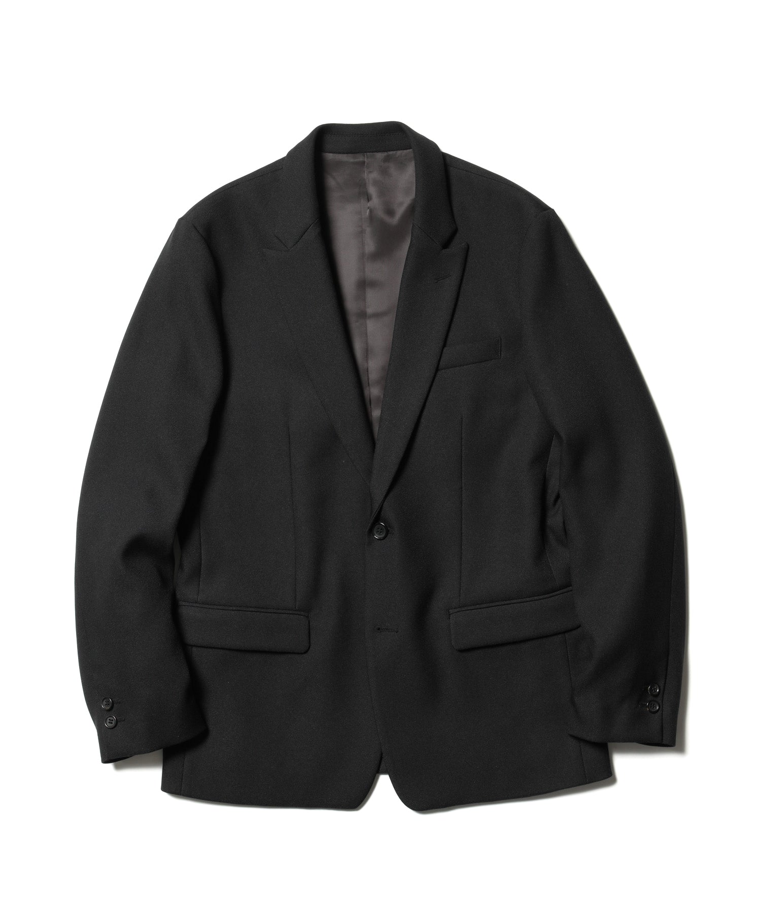 MR.OLIVE / RETRO POLYESTER TWILL / 2B DOUBLE BREASTED JACKET