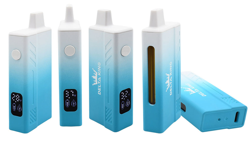 Savage THC Vape Features: 400mAh Rechargeable Vape Battery 8ml/gr of THCA oil cartridge 3 temperature/vape power settings: 2.8V, 3.2V, and 3.7 Volts Digital Screen for Monitoring Voltage settings, battery power level and oil capacity level USB-C rapid charging port (2.5 hour till full charge) 10-Second Preheat Function