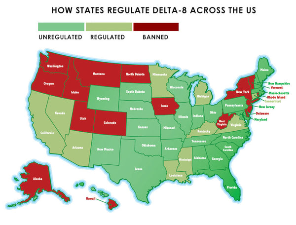 Delta 8 Legality on State Level