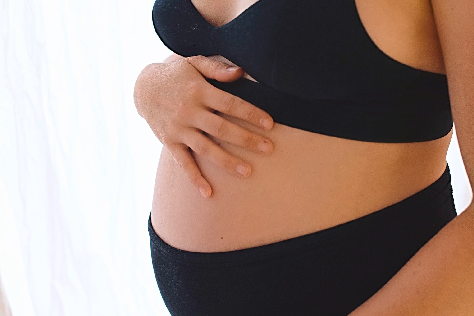 Momcozy Women'S Maternity High Waist Underwear Pregnancy Seamless