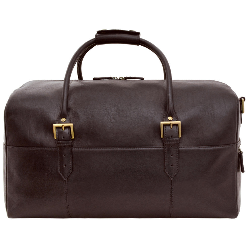 hidesign leather duffle bag