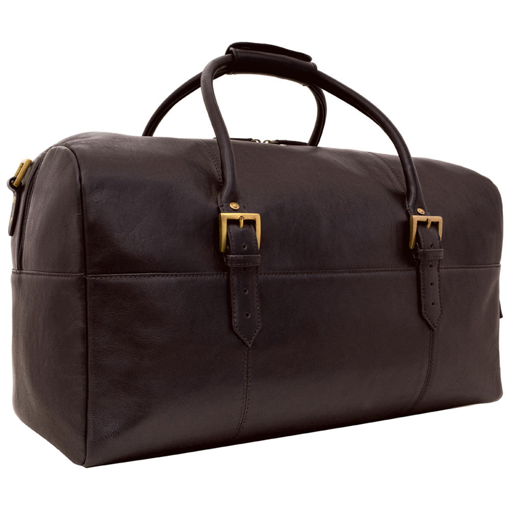 hidesign leather duffle bag