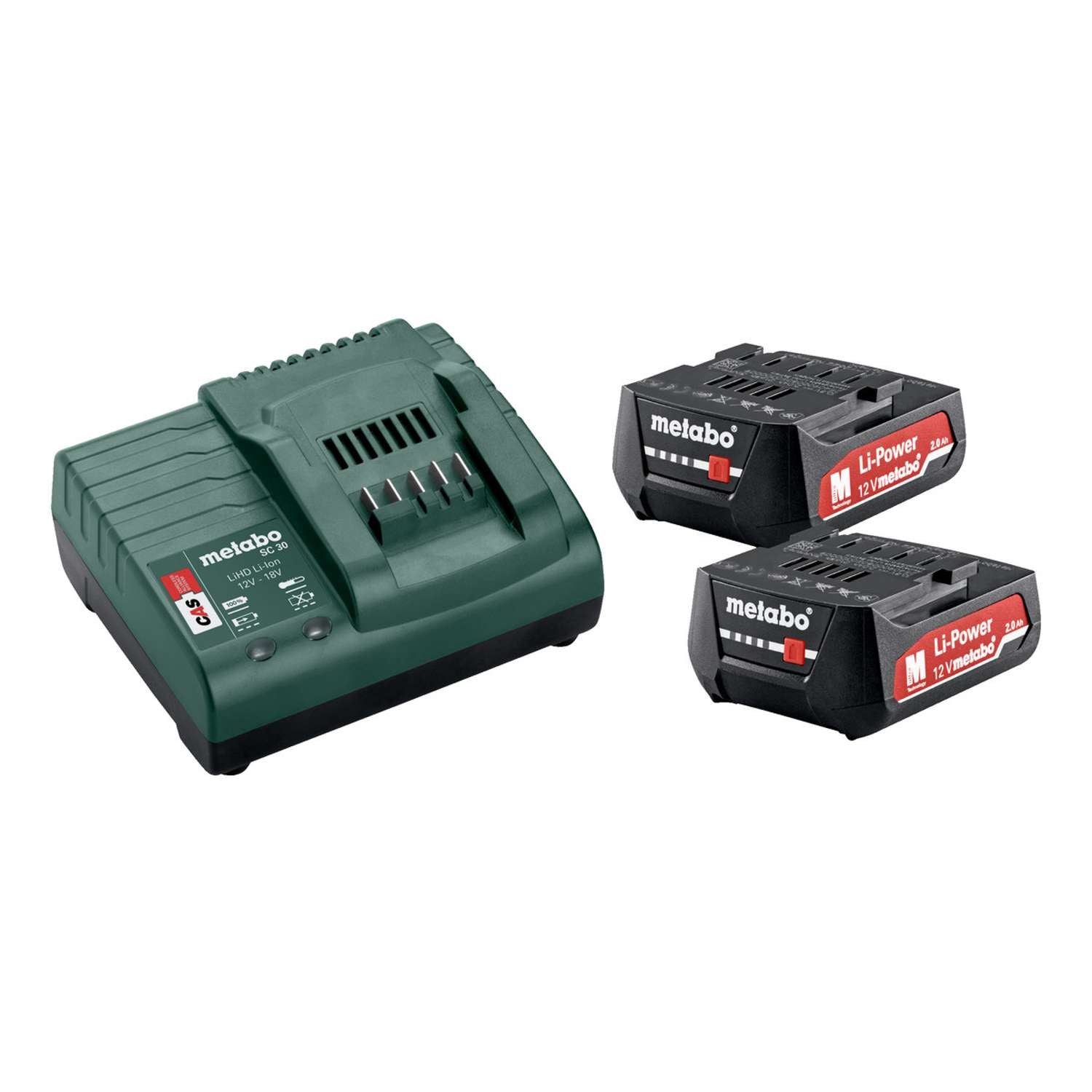 Billede af METABO Batteri pakke Basis-sæt 12V 2X2,0Ah