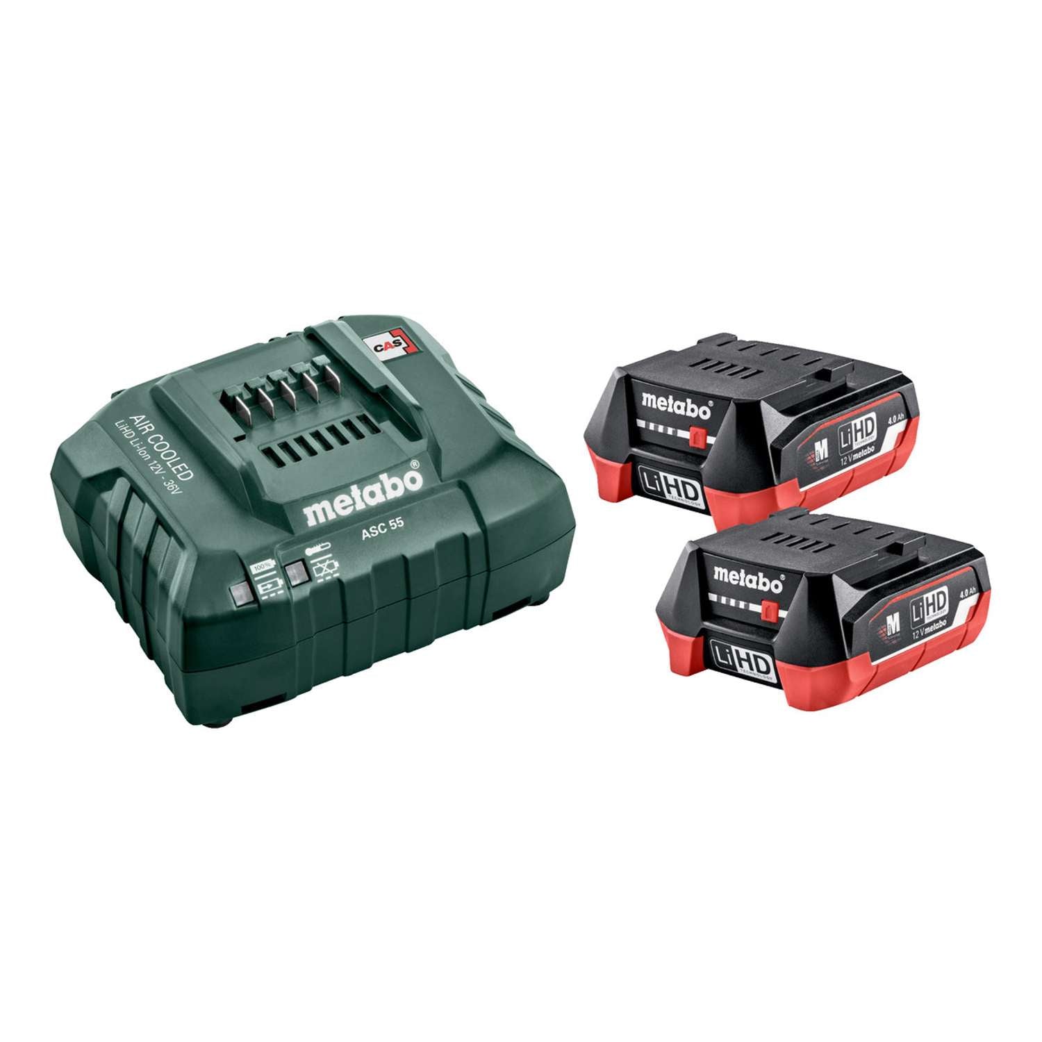 METABO Batteri pakke Basis-sæt 12V 2X4,0Ah LIHD