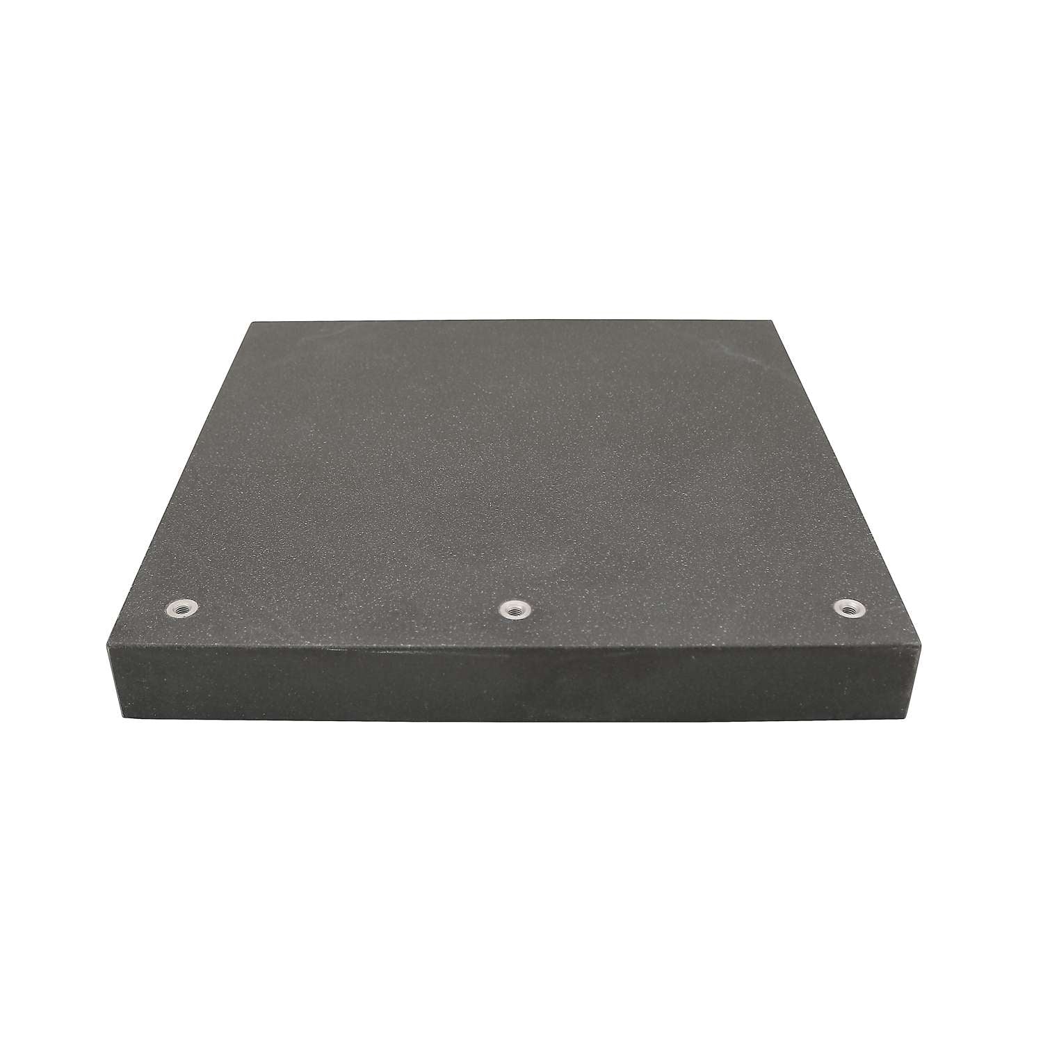 Se Granitbord 400x400x50 mm med 3xM8 gevindhuller DIN 876 Grad 0 hos Toolster.dk