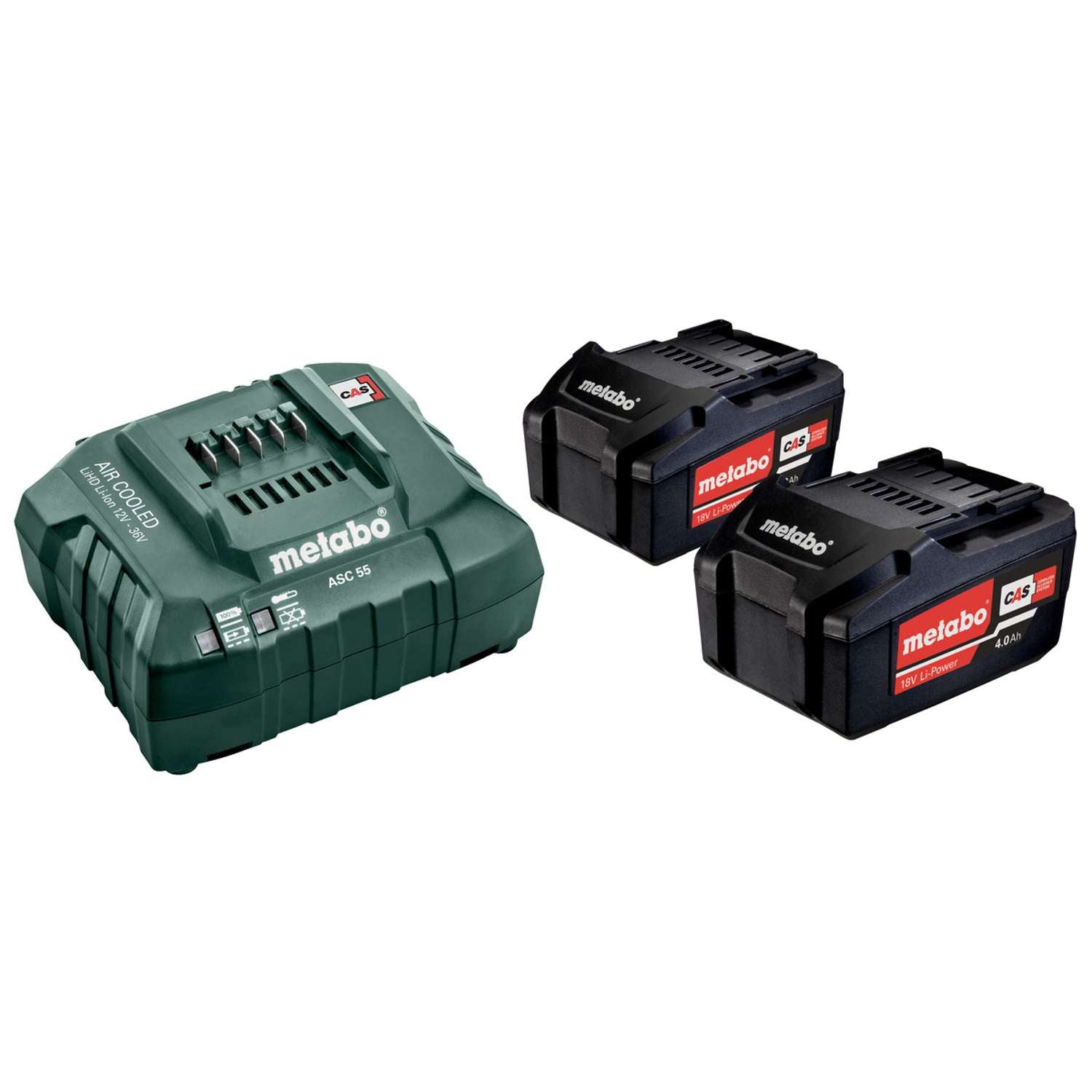 Billede af METABO Batterisæt BASIC-SET 18 2X4,0 + ACS 30