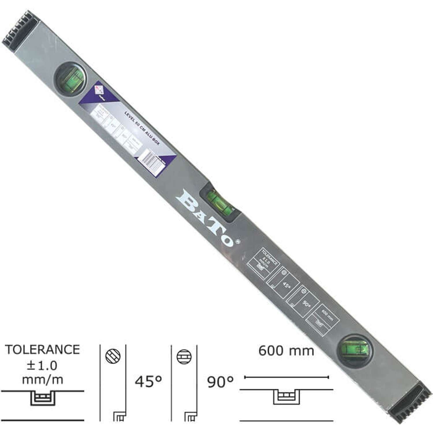 BATO Vaterpas 1mm/m - 60cm