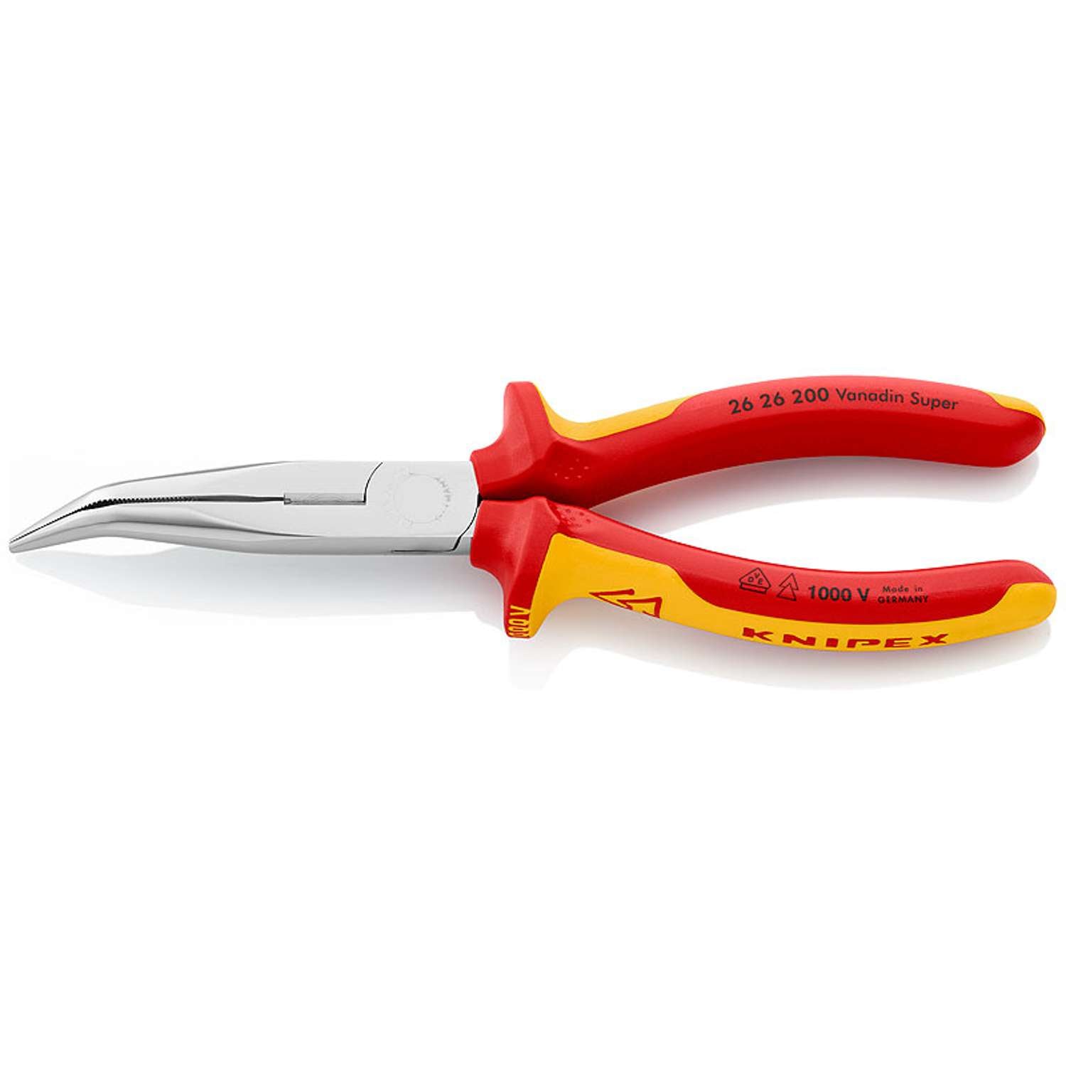 Billede af Knipex bukket spidstang 200mm VDE 1000V 2626-200