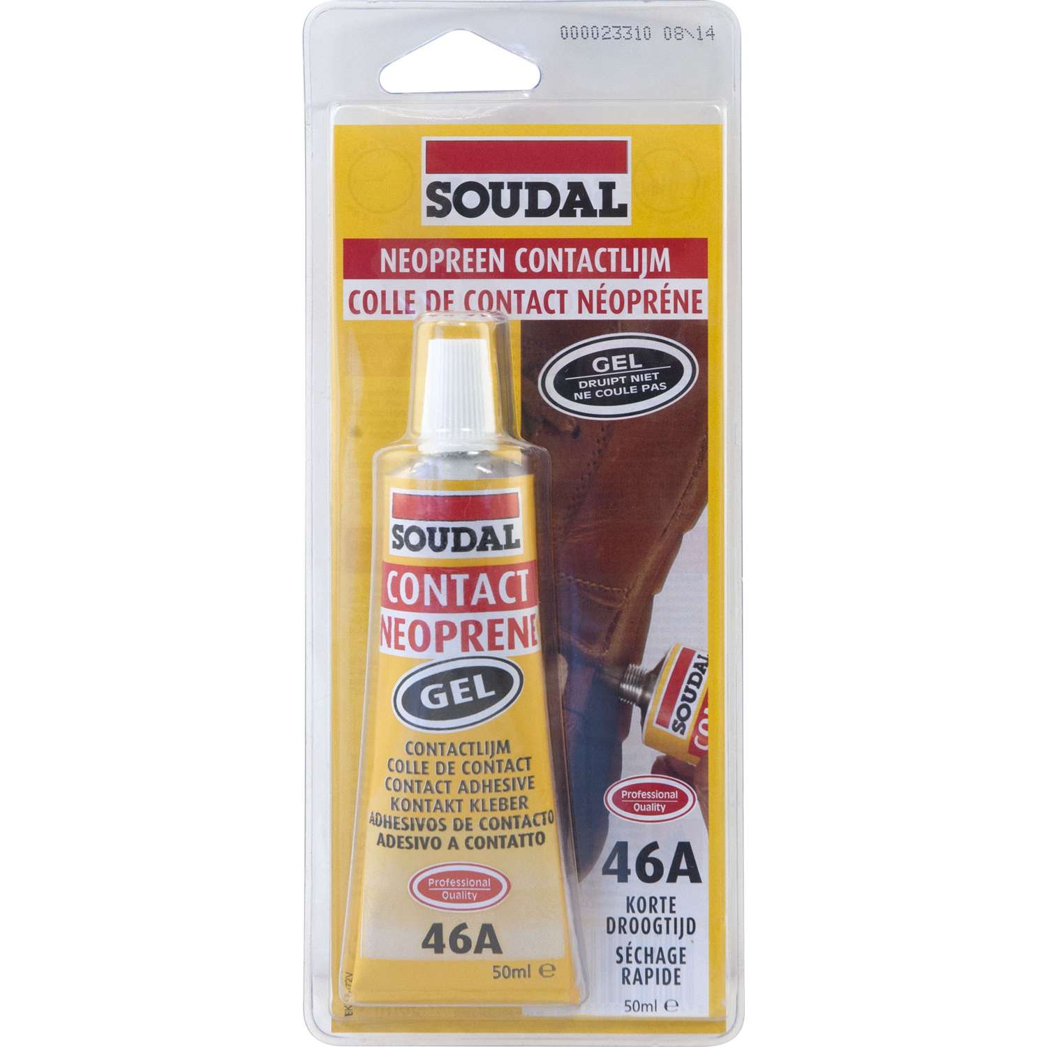 12: SOUDAL Kontaktlim tube Gel 170 TX 46A 50ml klar