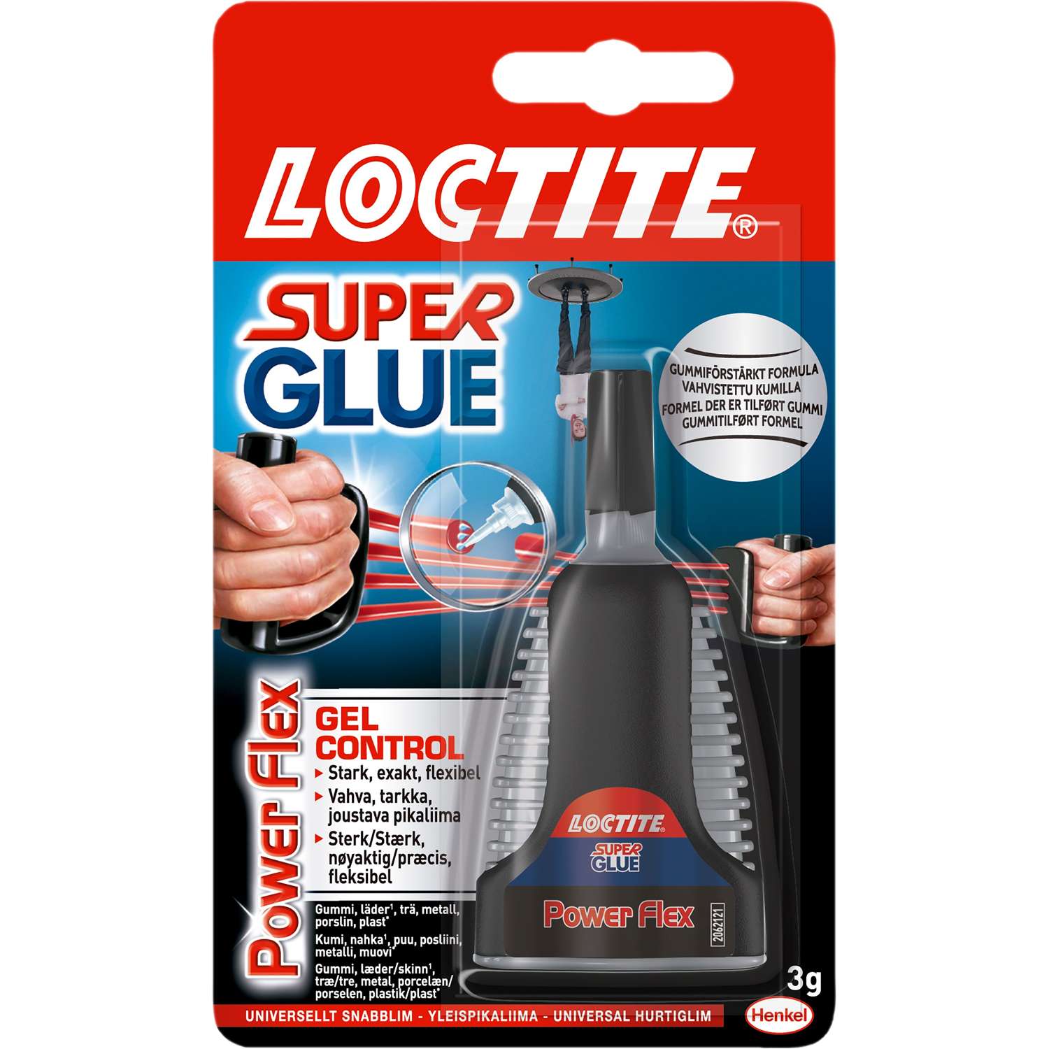 Se Loctite Super attak control gel flex 3g hos Toolster.dk